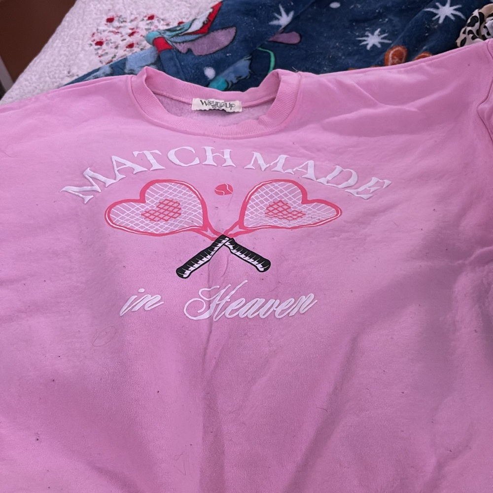 Pink Graphic Sweatshirt